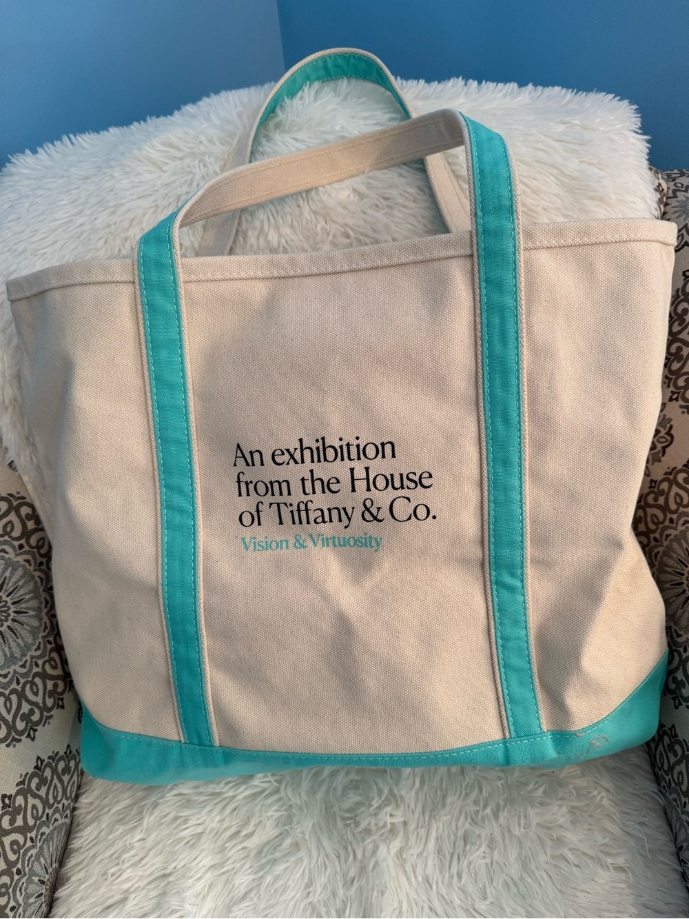 Tiffany & Co. "Vision & Virtuosity" Exhibition Canvas Tote Bag